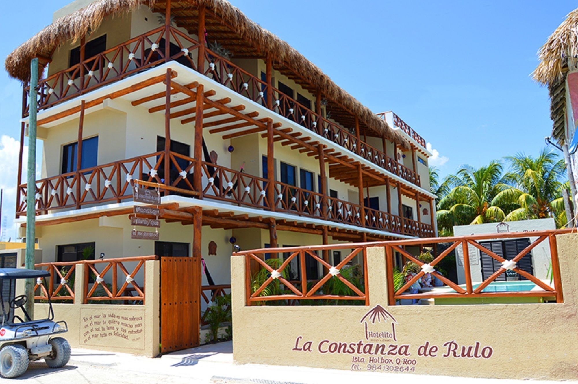 La Constanza De Rulo Ilha Holbox Exterior foto